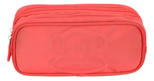 Estojo Paul Frank T03 - Neon Papaya, 2 Comp., Zíper