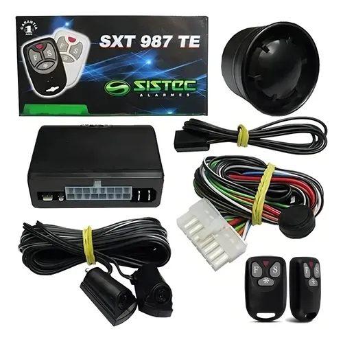 Kit Alarme De Carro Sistec Sxt 987 Te Universal - R$ 132,9