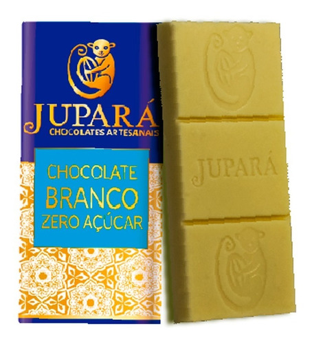 Chocolate Branco Artesanal Jupará - Zero Açúcar