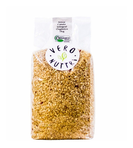 Imagem 1 de 1 de Arroz Cateto Integral Orgânico 1kg Vero Nuttri