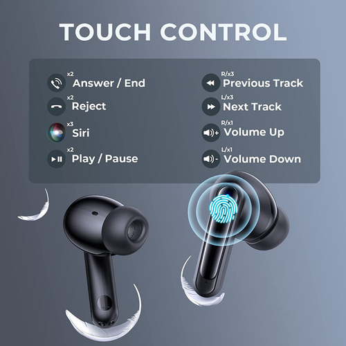 Auriculares Fojep Inalámbricos Bluetooth 5.3 Impermeable