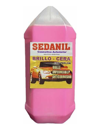 Cera Abrillantador Brillo Final Auto Premium 5lts Sedanil