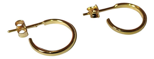 Brinco Argola Dourado 12mm Aço Inox Caixa Presente Promoção 