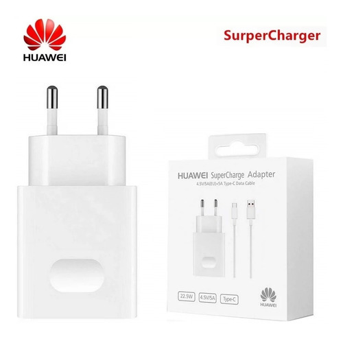 Cargador Huawei Original Supercharge 22.5w + Cable Tipo C
