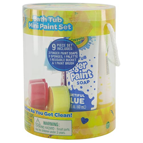 Crayola Mini Juego De Pintura Para Bañera: Pinceles, Esponja