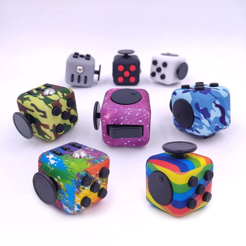 Imagen 6 de 7 de Cubo Dado Anti Estres Ansiedad Nervios Sensorial