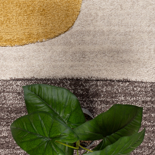 Alfombra Orleans 133x190 E0900 Brown Cream Ancho 133 cm Largo 190 cm