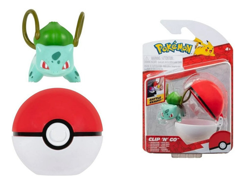 Figura Muñeco Pokemon Set Pokeball Bulbasaur Anime Juguete