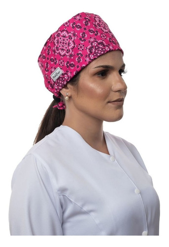 Touca Gorro Cirurgico Bandana Chef Cozinha Medico Dentista