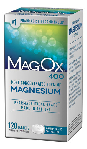 Suplemento De Magnesio Mag-ox, Oxido De Magnesio De Grado Fa