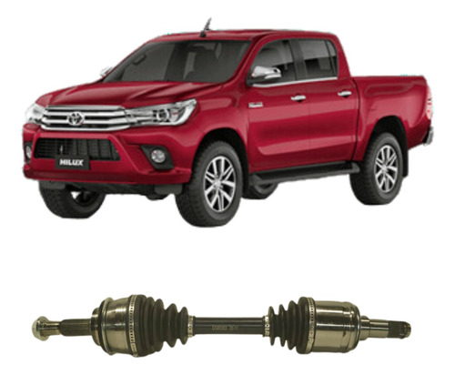 Semi Eixo Hilux 2.8 4x4 Manual Automatico 2016 Em Diante