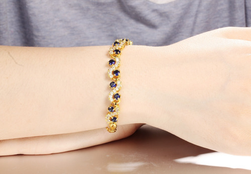 Hermosa !!! Y Bella Pulsera Cristal Diamantes Swarovski Amor