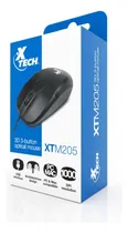 Comprar Mouse Alámbrico Xtech Xtm205 3d 3 Botones 1000 Dpi