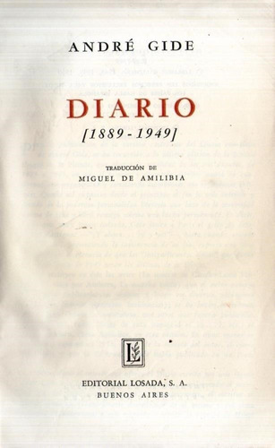 Diario - Gide, Andre