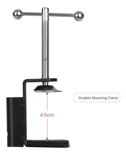 Brazo Soporte De Micrófono Ajustable Atril Metalico / Lhua