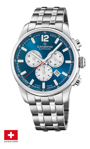 Reloj C4744/5 Candino Swiss Azul Hombre Couple Classic