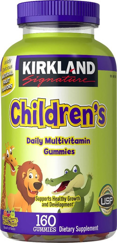 Multivitamínico Completo En Gomitas Niños Kirkland 160 Gomit