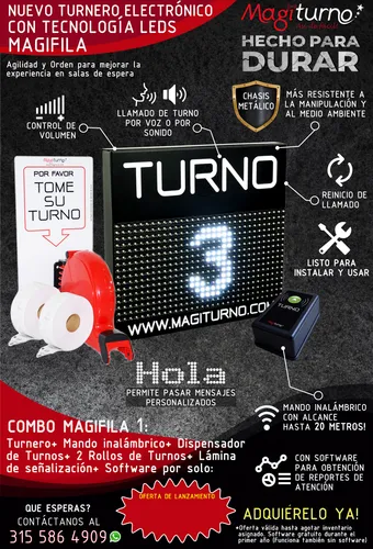 Turneros Digitales Para Control De Filas. Sistemas De Turno