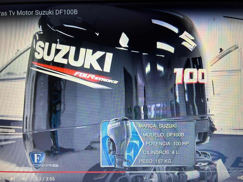 Imagen 4 de 14 de Motor Suzuki 100 Hp 4 T 2022 Ohs Gtia Dfbtl White E.inmedi