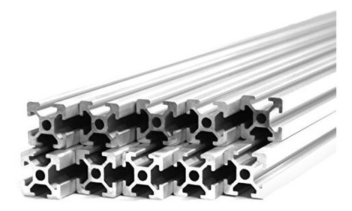 Silver 2020 Extrusion Aluminio Ranura Para Impresora 3d