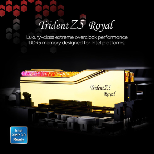 Memoria Ram Ddr5 G.skill Trident Z5 Royal -dorado