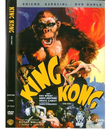 Dvd King Kong - Edição Especial (2 Discos) - Versão De 1933