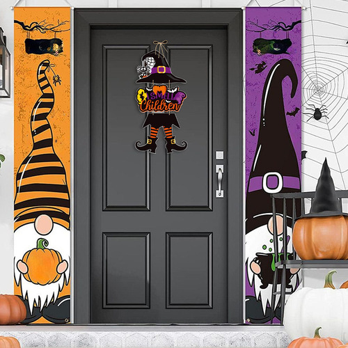 A Colgante Para Puerta Con Tema De Fiesta De Halloween En C