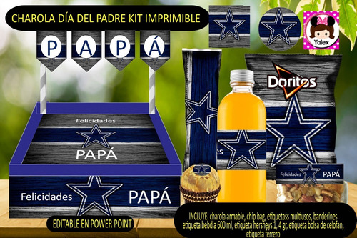 Kit Imprimible Desayuno Dia Del Padre Sorpresa Editable 8