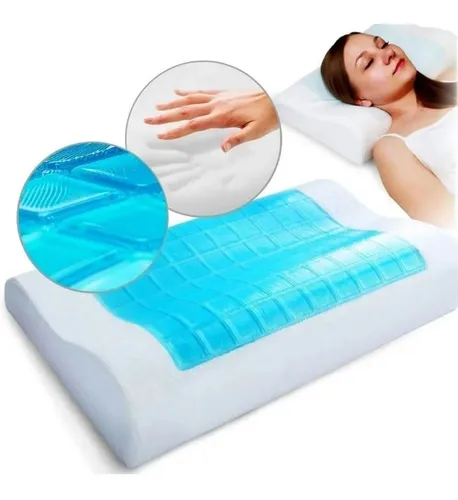 Almohada Gel Refresh Ortopedica Viscoelastica Y Memoria