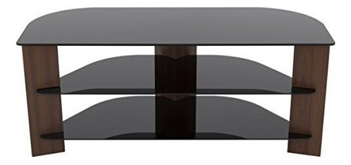 Avf Fs1100varwba Varano Tv Stand Con Estantes De Vidrio Para