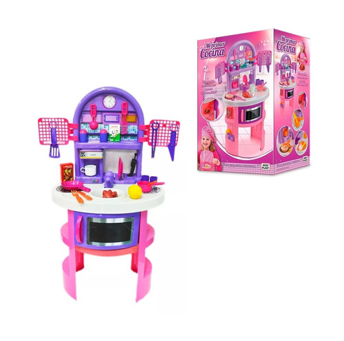 Cocinita Infantil De Juguete Mi Primer Cocina New Plast Cuot