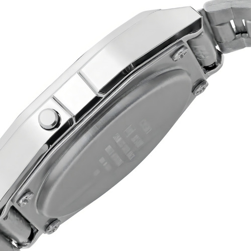 Relógio masculino feminino unissex Casio Original Vintage A159WA-N1df em aço cromado resistente à água com luz de alarme LED