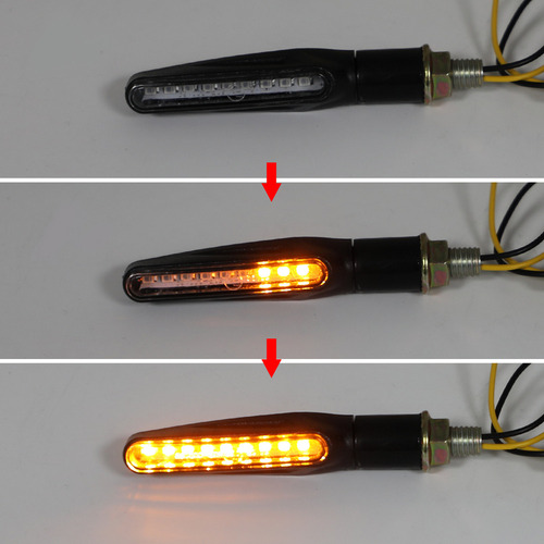 Luz Indicadora De Giro Para Moto, Scooter, Chopper Cafe Race