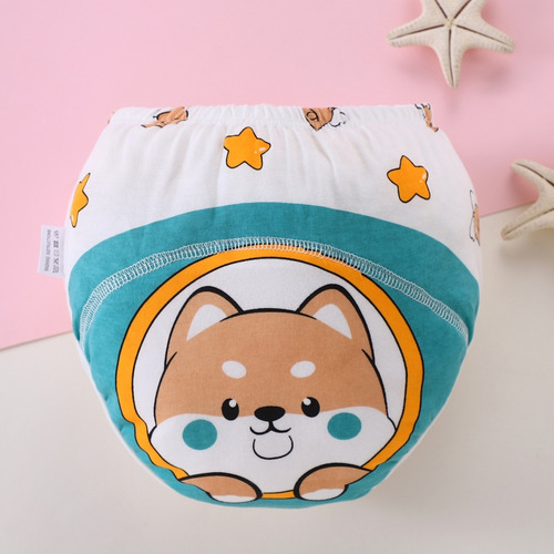 Pantalones Pañal Gasa Impermeables Bebé 2pcs 13-15kg Talla M