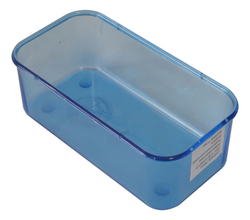 Banheira Interna Para Pássaros Azul - Pequena