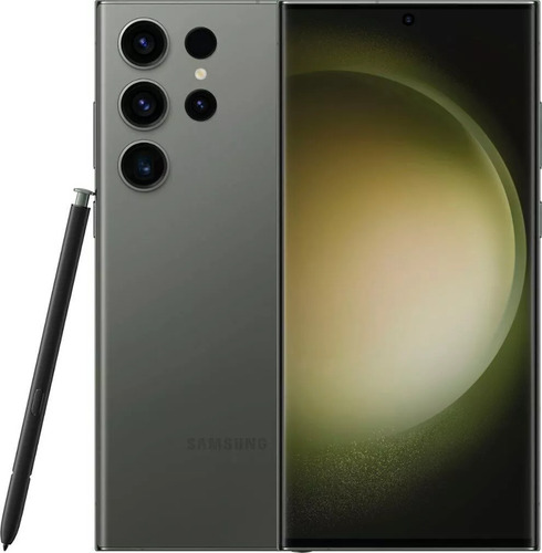 Samsung Galaxy S23 Ultra 512 Gb Verde Dual Sim Pantalla Fantasma Grada A C/caja Verde (Reacondicionado)