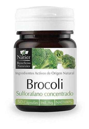 Natier Brócoli 50 Capsulas Sin Tacc Vegano - Dw