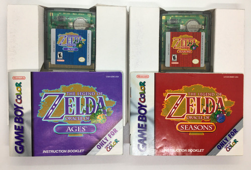 Zelda Oracle Of Seasons + Ages (Usado)