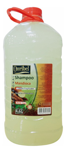 Shampoo Para Salão De Beleza Sem Sal De Mandioca 4,6 Litros
