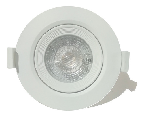 Bala De Techo Led Integrado Redonda Blanca De 5w