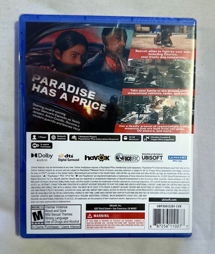 Far Cry 6 Ps5 Incluido Pack The Libertad (Usado)