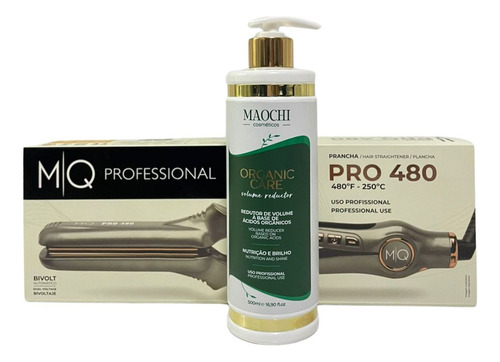 Prancha De Cabelo Pro 480 Titânio Mq Hair 480°f+progressiva