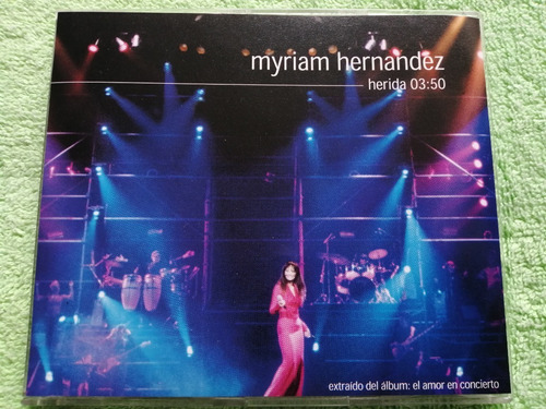 Eam Cd Maxi Single Myriam Hernandez Herida 2001 Promocional