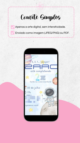 Convite Digital Personalizados Escolha O Seu! Todos Os Temas