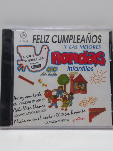 Nancy Torrealba Feliz Cumpleaños Y Rondas Cd Nuevo Disqrg