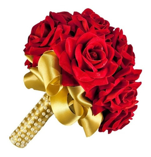 Flores Artificiais 25 De Marco Rosas Vermelhas | MercadoLivre 📦