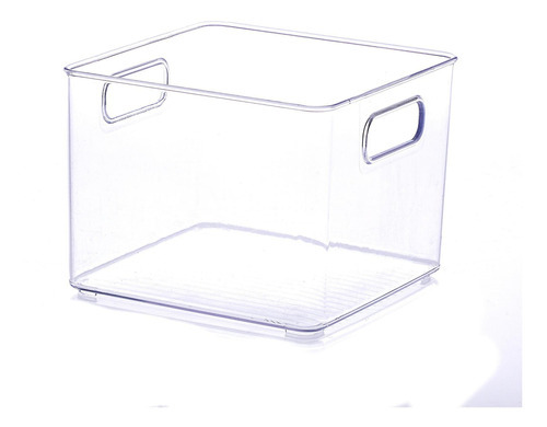 Organizador Geladeira Cozinha Acrílico Armário 20x20x15 Cm Cor Transparente