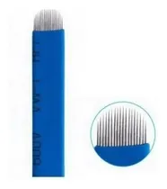 Comprar 10 Filos Para Microblading Lengua De Gato 18u Azul 0,18 Gros