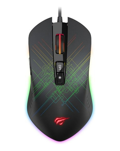 Mouse Gamer Havit Hv Ms1019 6400 Dpi Rgb , Programable