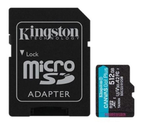 Memoria Micro Sdxc Kingston 512gb Go! Plus 170mb/s A2 U3 V30